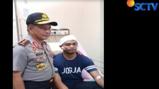 Kapolri Beri Dukungan Moril Untuk Korban Rusuh Mako Brimob