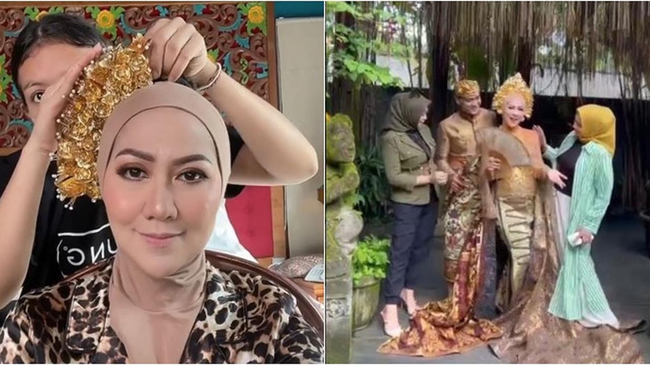 6 Momen Persiapan Prewedding Venna Melinda dan Ferry Irawan, Pakai Baju Adat Bali