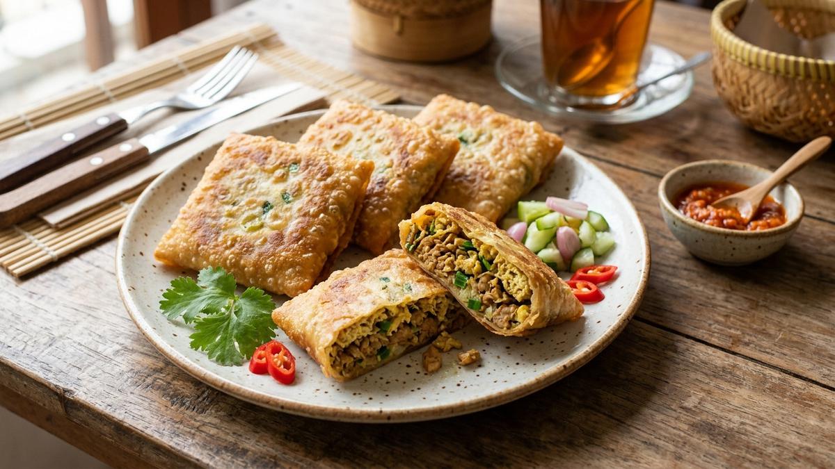 Resep Martabak Telur Isi Tempe, Gurih dan Ekonomis untuk Lauk Keluarga