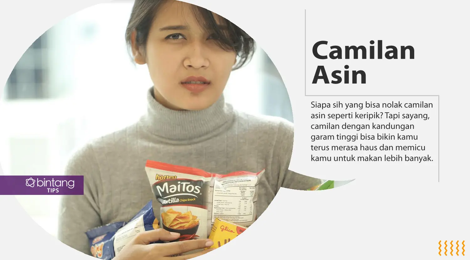 Ini makanan yang bisa bikin kamu nggak merasa kenyang. (Foto: Daniel Kampua, Digital Imaging: Nurman Abdul Hakim/Bintang.com)