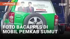 Viral Mobil Pemkab Sumut Ditempelin Stiker Bacapres