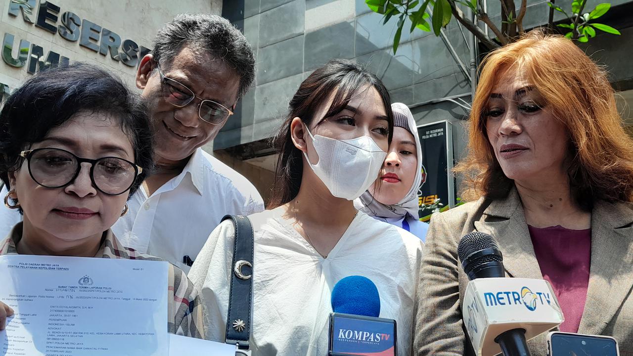 Anastasia Pretya Amanda alias APA (19) mantan pacar Mario Dandy lapor ke Polda Metro Jaya (Ady Anugrahady)