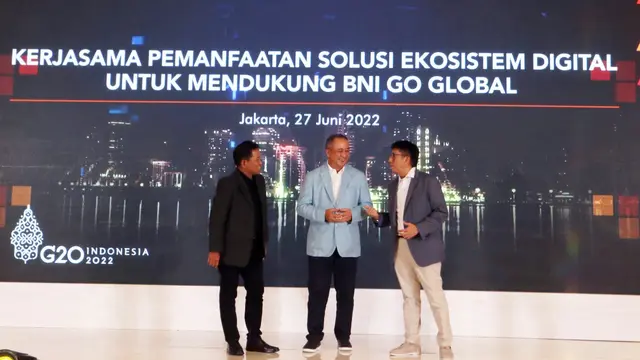 Penandatanganan Perjanjian Kerja Sama Pemanfaatan Solusi Ekosistem Digital.