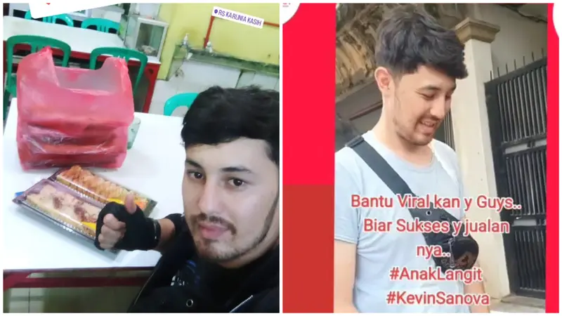 Kevin Sanova pemain Anak Langit yang kini jualan roti viral di medsos (Foto: Instagram kevin.sanova / lambe_turah)