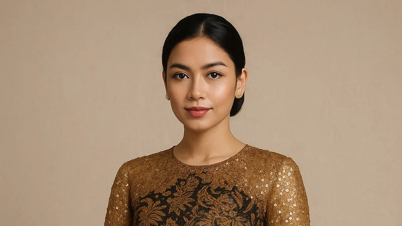 Model Batik Brokat Sambungan (Image by ChatGPT)