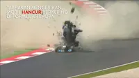 Tabrakan mengerikan terjadi di Formula 3 Eropa di Spielberg, Austria akhir pekan lalu. Pebalap asal China, Zhi Cong Li mengalami luka parah pada tabrakan ini.