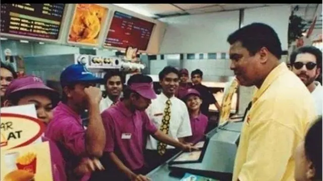 Muhammad Ali di McD Sarinah