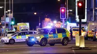 Detik-Detik Aksi Polisi Buru Pelaku Teror di Jembatan London 