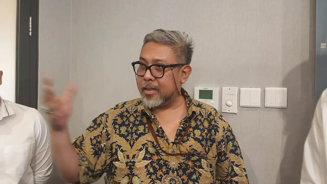 Direktur Utama PT Djakarta Llyod, Achmad Agung  di Menara Danareksa, Jakarta, Kamis (27/7/2024). (Arief/Liputan6.com)