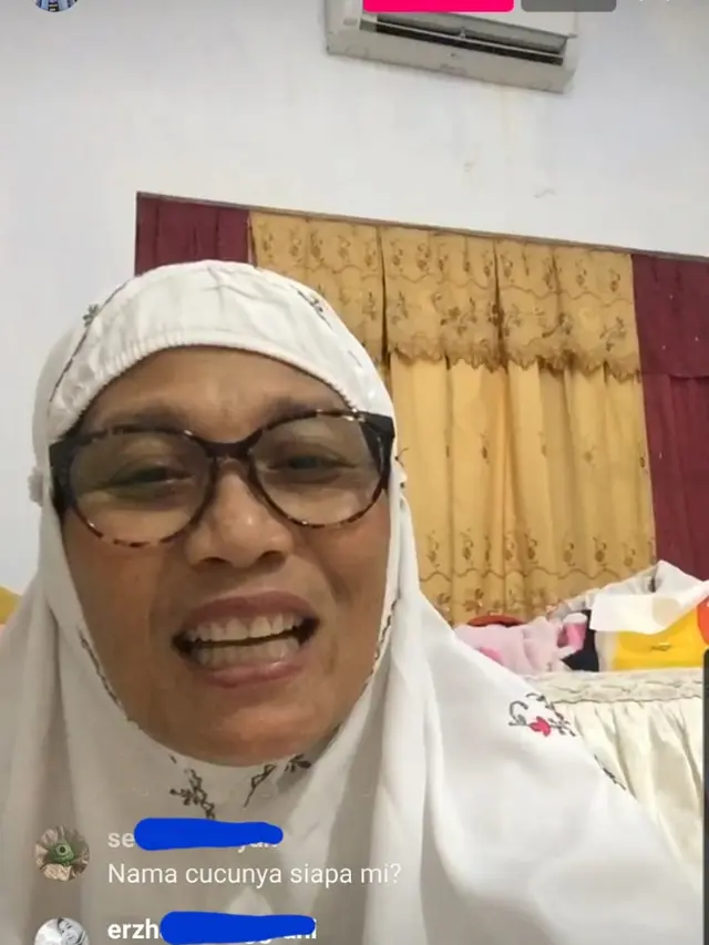 Nursyah menggelar siaran langsung Instagram. (Foto: Dok. Instagram @indahpermatas)