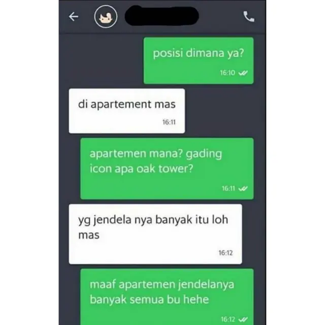 6 Chat Ojol Tanya Alamat ke Pelanggan Ini Malah Bikin Tepuk Jidat