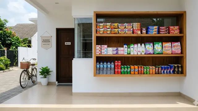 Ide Warung Rumahan yang Tidak Bikin Rumah Terlihat Berantakan. Gemini