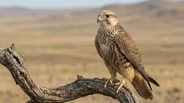 Saker Falcon (Falco cherrug)