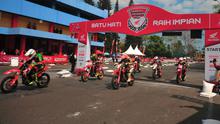 Ilustrasi balapan Honda Dream Cup. (Dokumentasi PT Astra Honda Motor)