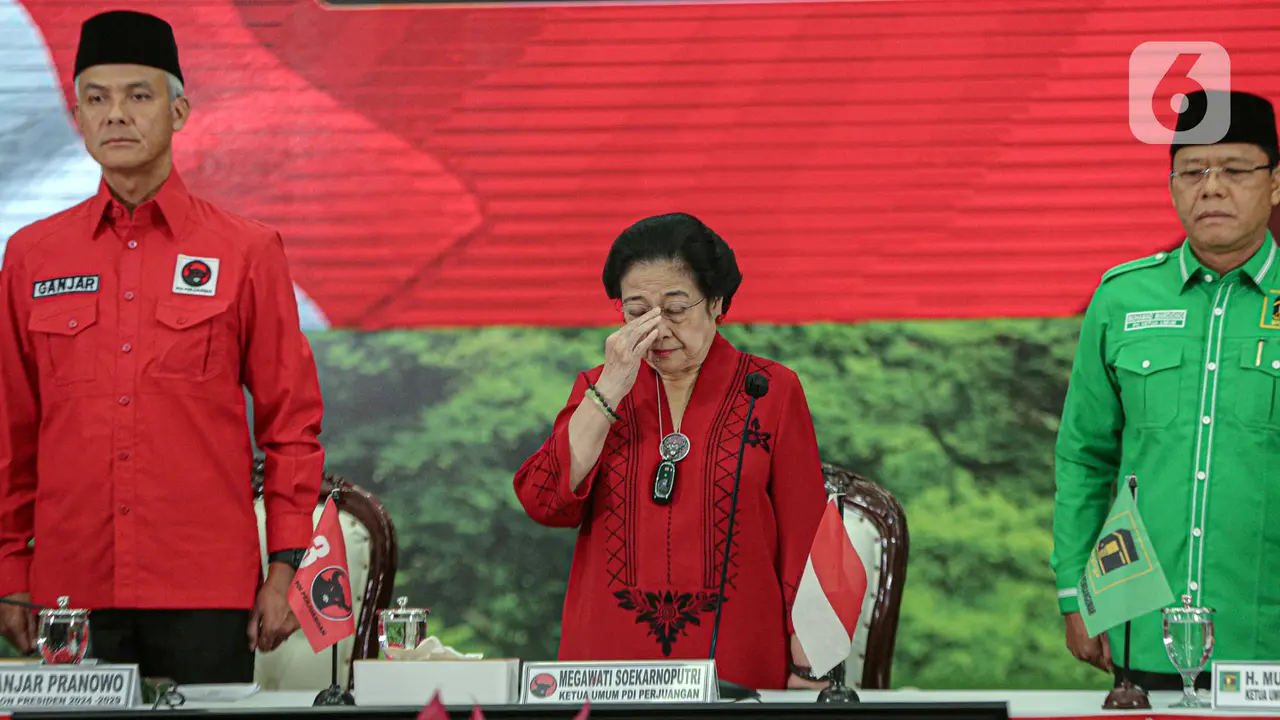 Kukuhkan Kerja Sama Politik, Megawati dan Ganjar Sambut Rombongan PPP di Kantor DPP PDIP