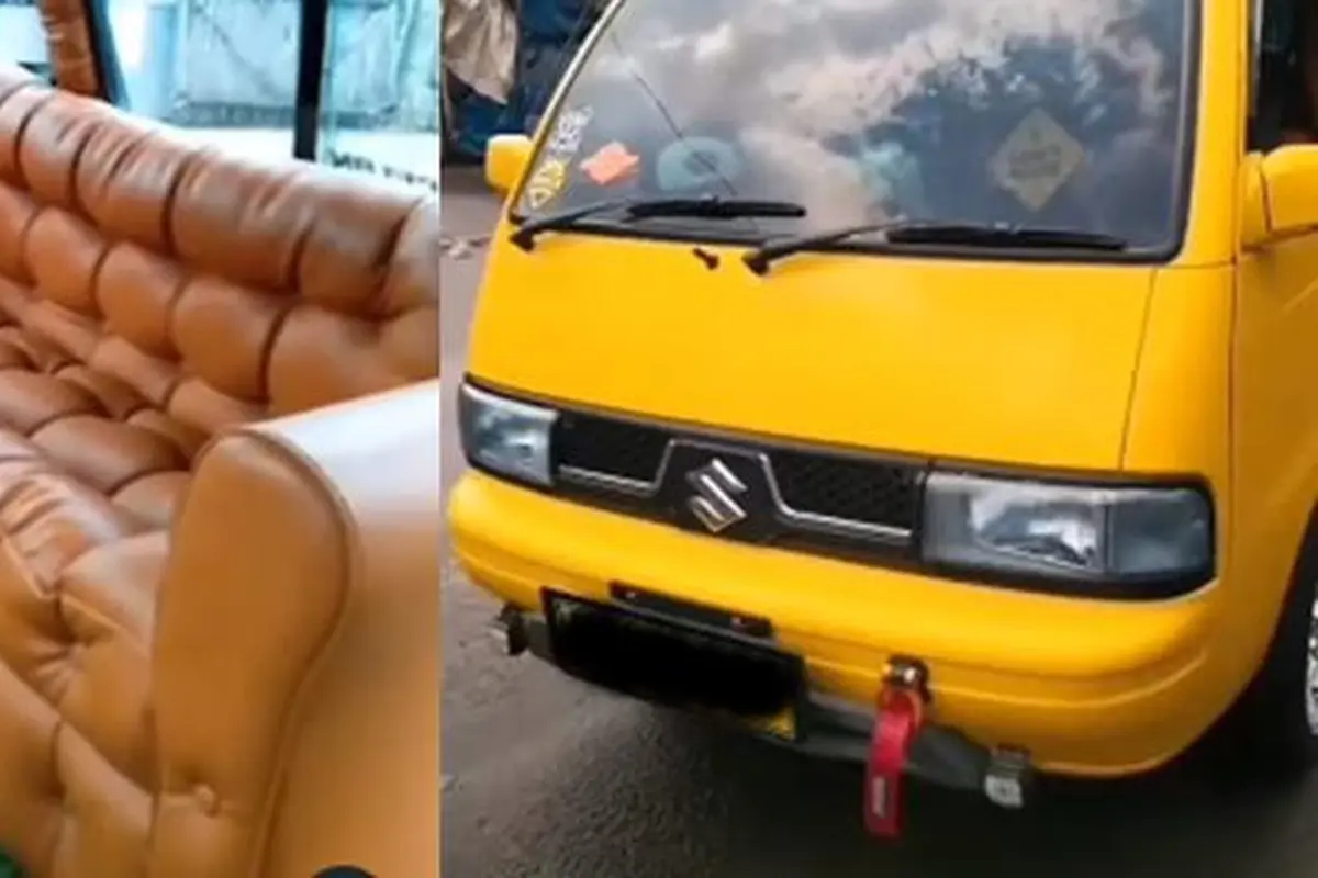 Kabin angkot nyaman banget (Instagram/@dramaojol.id)