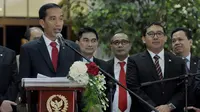Jokowi usai rapat konsultasi dengan Pimpinan DPR (foto: Andrian Martinus)