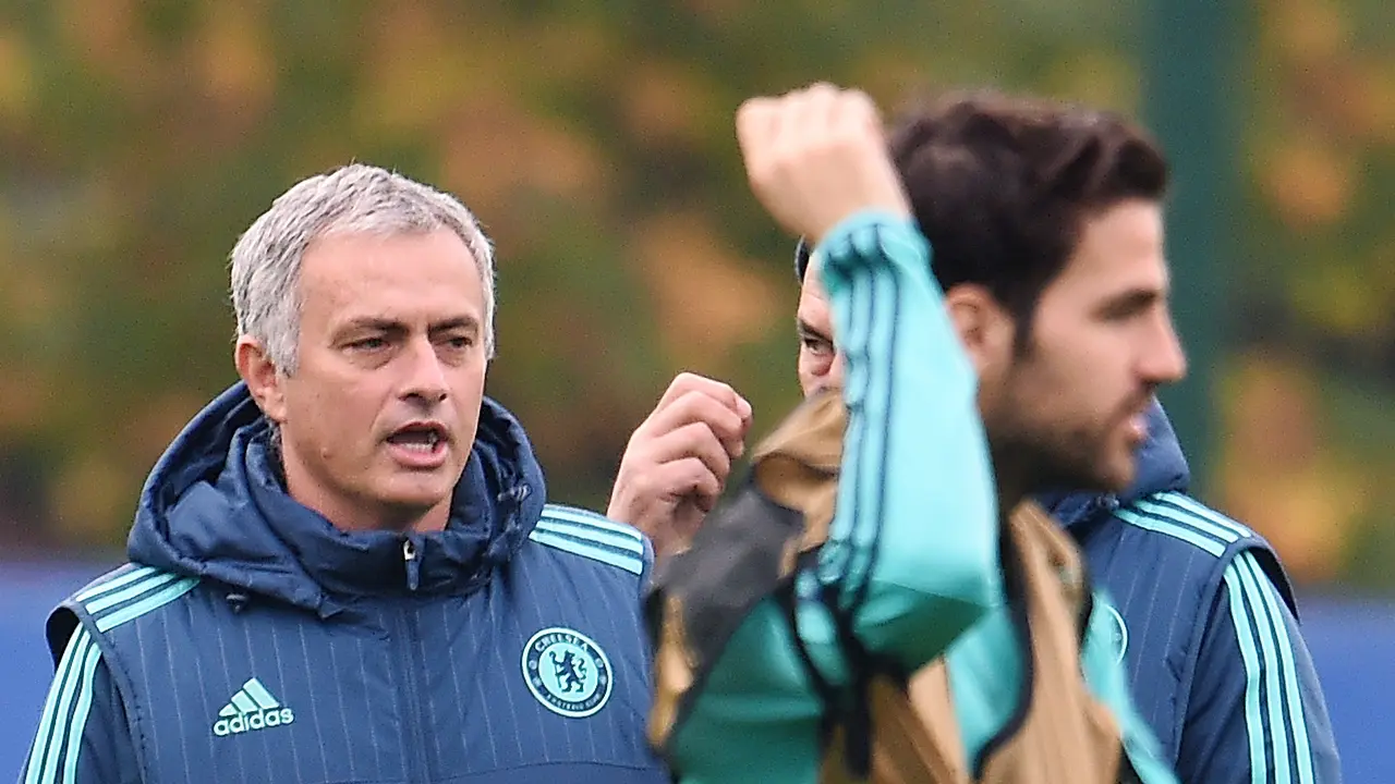 Jose Mourinho dan Cesc Fabregas