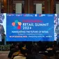 Menteri Koordinator Bidang Perekonomian Airlangga Hartarto dalam Indonesia Retail Summit 2024, di Pantai Indah Kapuk (PIK), Jakarta, Rabu (28/8/2024). (Arief/Liputan6.com)