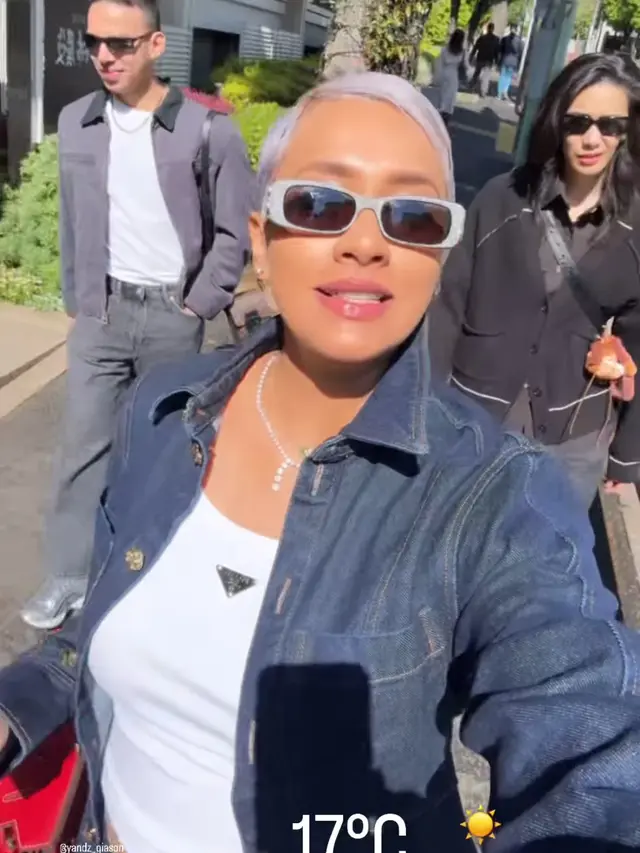 Kimmy Jayanti Pamer Baby Bump Hamil Anak ke-3 saat di Jepang. [@kimmyjayanti]