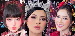 Bella Bonita, Indah Kus, dan Hanum Mega curi perhatian saat di panggung Jember Fashion Carnaval 2026. Ketiganya hadir dengan riasan yang menonjolkan karakter masing-masing, berpadu dengan kostum karnaval yang spektakuler. [OMG]
