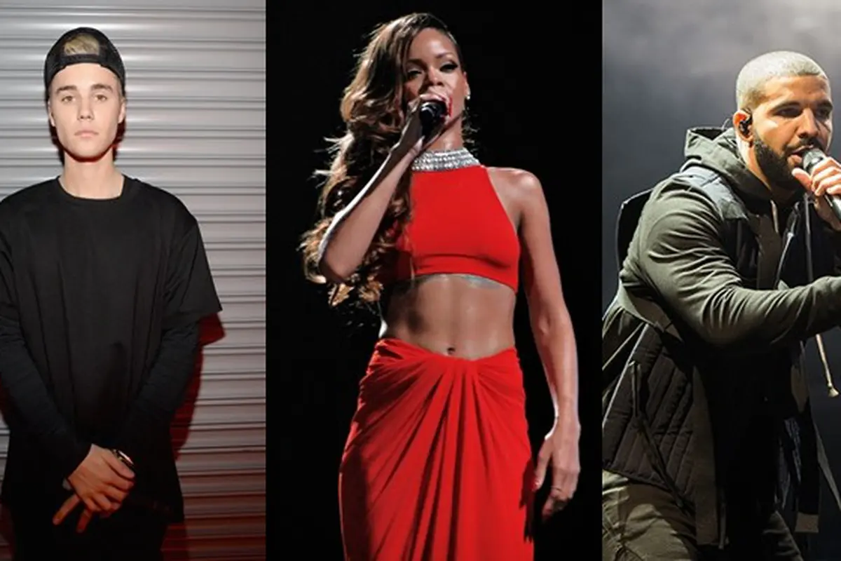 [Bintang] Rihanna, Drake, Justin Bieber