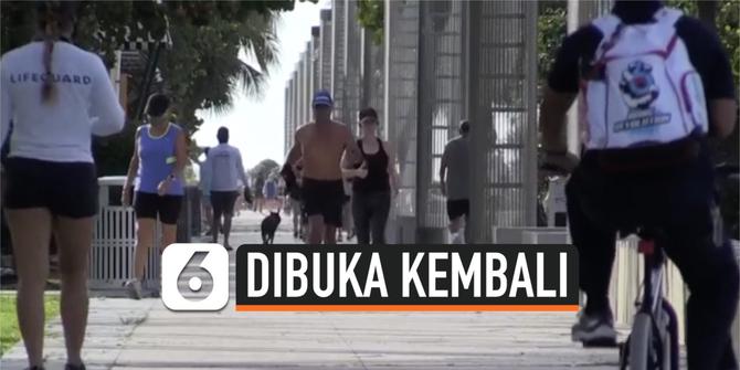 VIDEO: Sejumlah Kawasan di Miami Kembali Dibuka dari Lockdown Corona