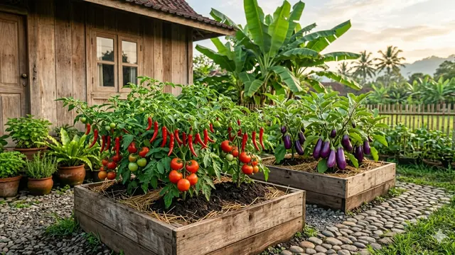 Ide Desain Edible Garden Minimalis di Halaman Sempit Tapi Hasil Panen Melimpah