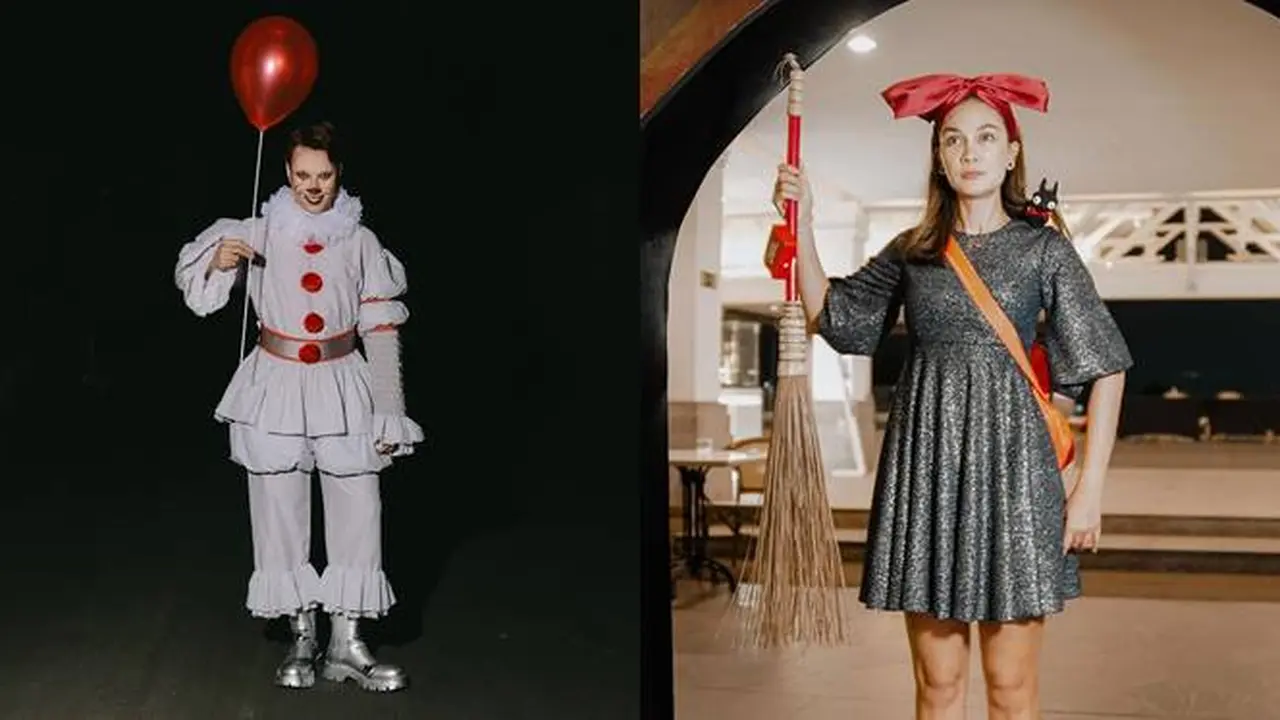 7 Potret Seleb Indonesia Rayakan Halloween, Sosok Luna Maya Curi Perhatian