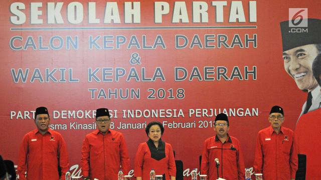 Megawati Buka Sekolah Calon Kepala Daerah PDIP