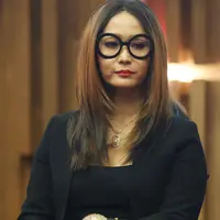 Inul Daratista di preskon Konser Raya 21 Tahun Indosiar (Nurwahyunan/Bintang.com)