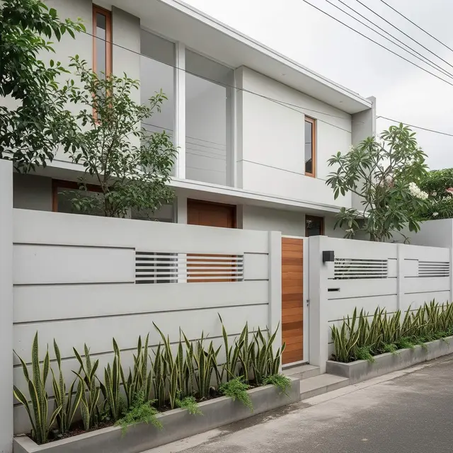 Model Pagar Rumah untuk Area Sempit
