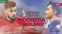 Kualifikasi Piala Dunia 2022 - Indonesia Vs Thailand - Duel Pemain Stefano Lilipaly Vs Chanathip Songkrasin (Bola.com/Adreanus Titus)