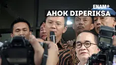 Usai pemeriksaan Bareskrim Gubenur non aktif Basuki Tjahaja Purnama irit bicara