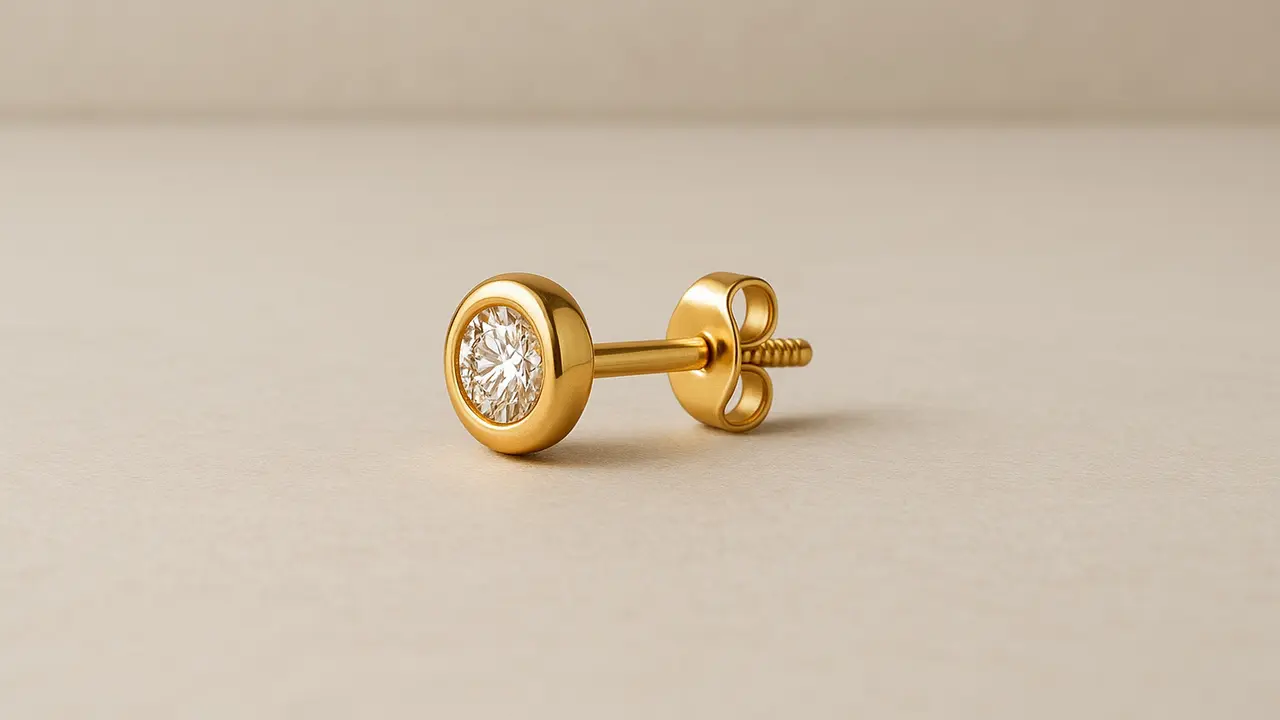 Model Anting Emas Dubai untuk Dipakai Sehari-Hari/ Ilustrasi gambar oleh AI