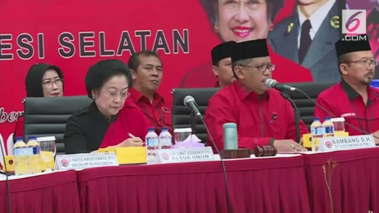 Pengumuman Pasangan Cagub dan Cawagub PDI P untuk Jawa Timur dan Sulawesi Selatan