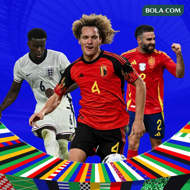 Euro 2024 - Marc Guehi, Wout Faes, Dani Carvajal