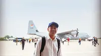6 Potret Raffi Ahmad Naik Pesawat Hercules, Ikut Pembekalan Para Menteri Prabowo di Akmil Magelang