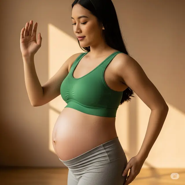Outfit Senam Ibu Hamil. Foto: Gemini