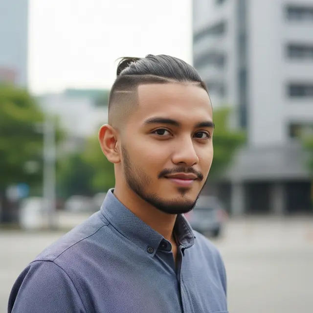 Model Rambut Pria Undercut Panjang Atas