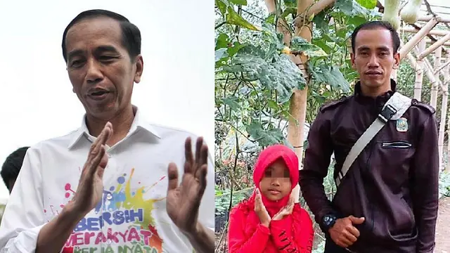 Mirip Seperti Jokowi, Suami Wanita Ini Jadi Viral di Jejaring Sosial