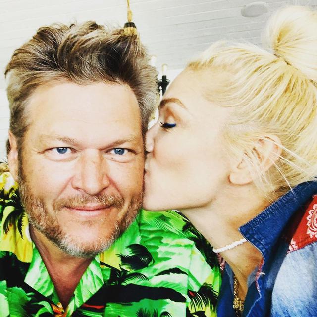 Gwen Stefani dan Blake Shelton. (Instagram/ gwenstefani)
