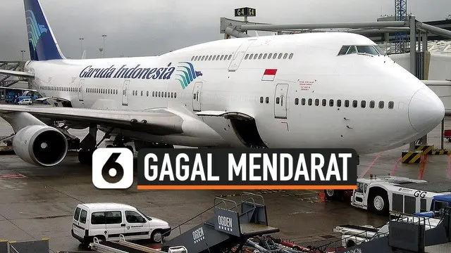 Dua pesawat milik maskapai Garuda Indonesia dan Lion Air dikabarkan gagal mendarat di Bandara Supadio, Pontianak, Kalimantan Barat pada Rabu (13/1) sore akibat cuaca buruk.