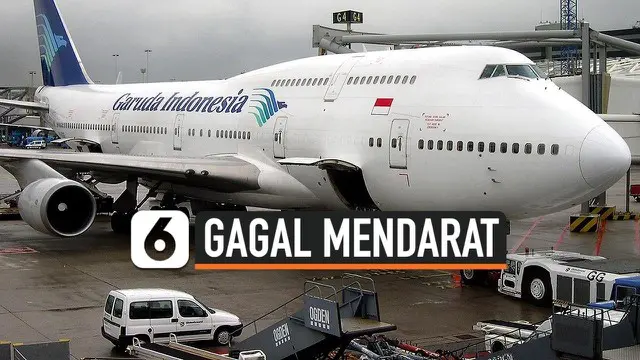 VIDEO: Cuaca Buruk, Pesawat Garuda dan Lion Air Gagal Mendarat di Pontianak