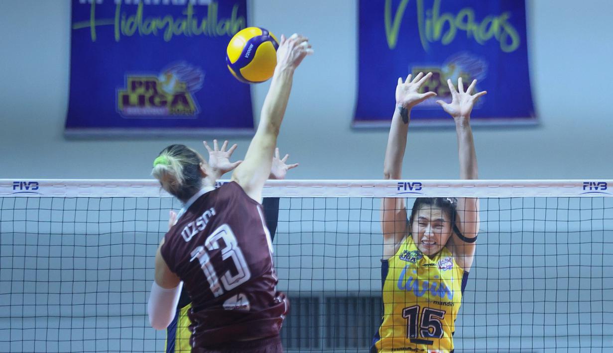 Dengan hasil ini, Jakarta Electric PLN Mobile menyusul Gresik Phonska Plus Pupuk Indonesia, Jakarta Pertamina Enduro, dan Jakarta Popsivo Polwan ke final four. (Dok. PBVSI)