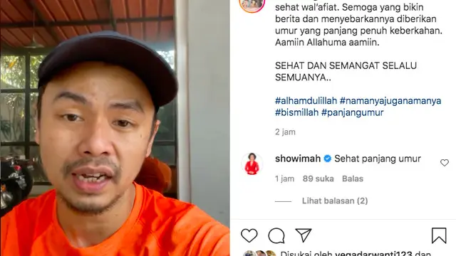 Wendy Cagur Bantah Berita Hoax yang Sebut Ia Meninggal Dunia: Alhamdulillah Gue Masih Sehat