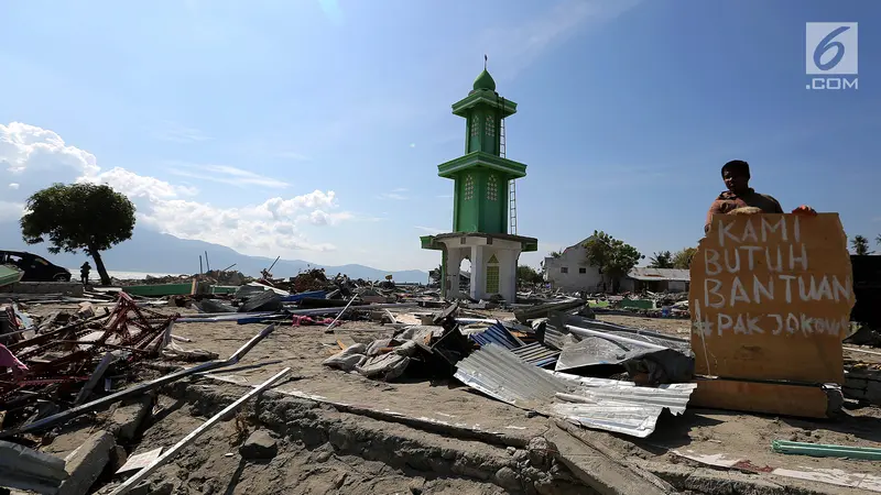 Jeritan Korban Gempa Bumi dan Tsunami Palu lewat Coretan Tangan