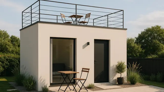 Model Rumah Kecil dengan Rooftop ala Pinterest