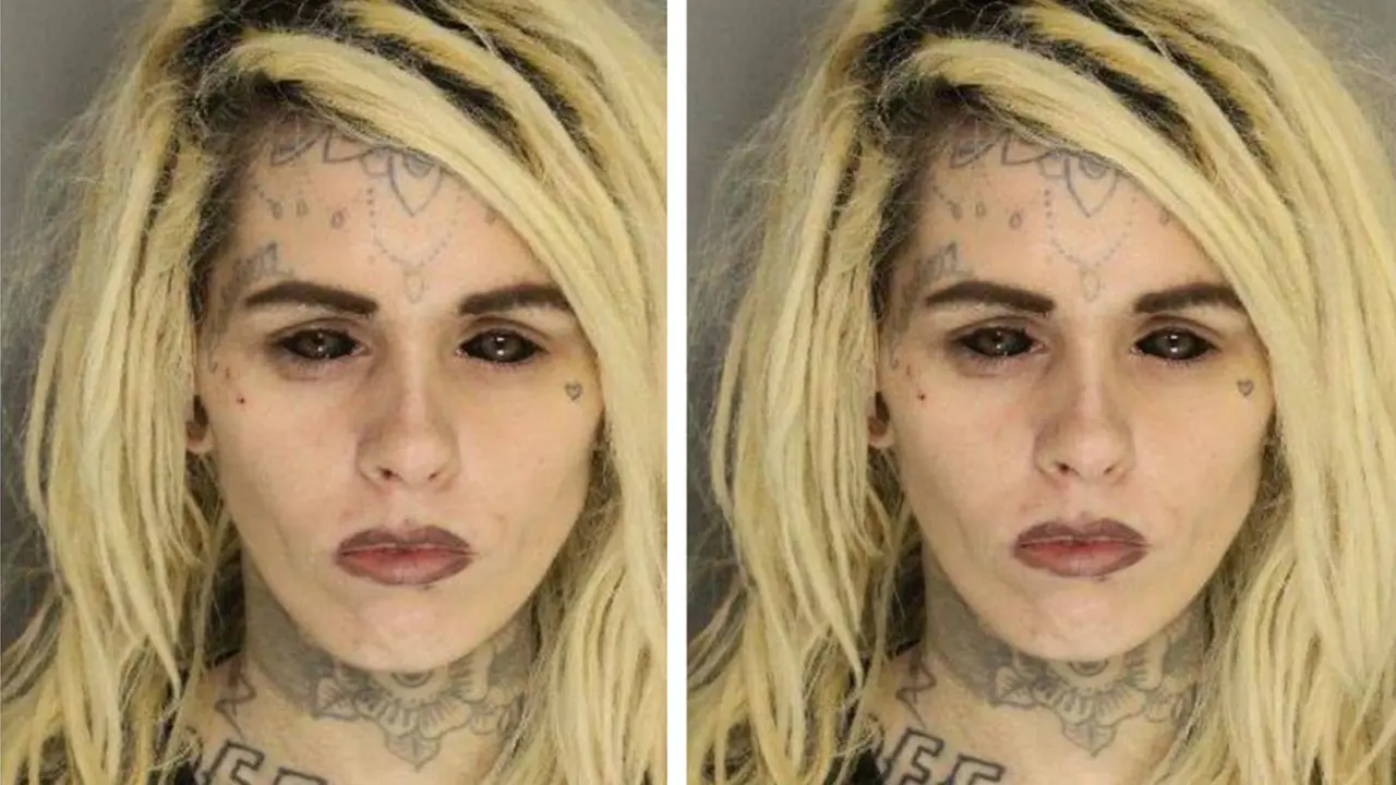 Napi yang foto mugshotnya jadi viral. (Facebook)