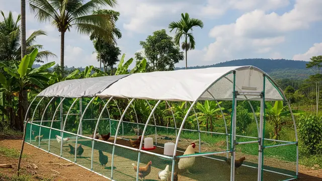 Ide Kandang Ayam dari Pipa PVC Anti Karat dan Mudah Dirakit